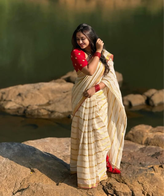 Classic  Kasavu Saree